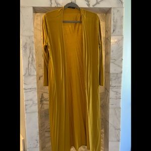 Mustard long kimono *Bundle and Save*
